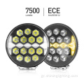 Universal 8,7 ιντσών Offroad LED οδήγησης ελαφρύ φορτηγό αδιάβροχο φώτα LED για φορτηγό